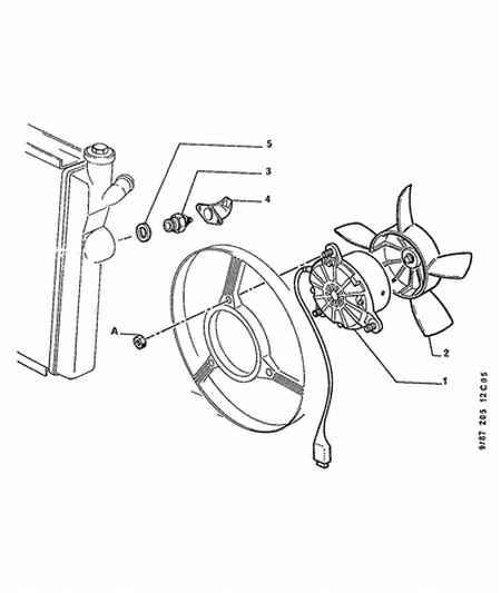 Talbot 1264-14 - Comutator temperatura, ventilator radiator allinparts.ro