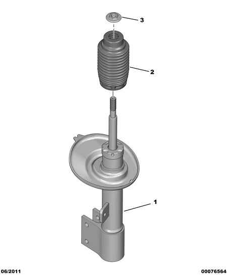 PSA 5208 G2 - Amortizor allinparts.ro