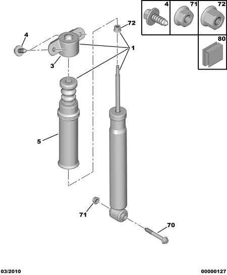 PSA 5206 RT - Amortizor allinparts.ro