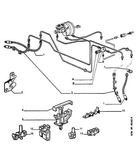 PSA 4806 36 - Furtun frana allinparts.ro