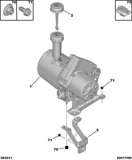 PSA 4007.ZG - Pompa hidraulica, sistem de directie allinparts.ro