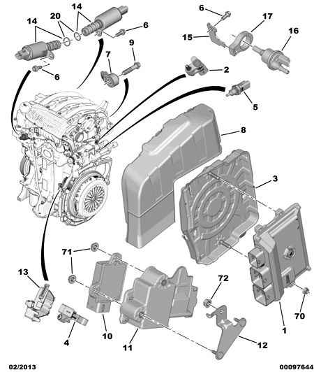 PSA 96 703 403 80 - Senzor,temperatura lichid de racire allinparts.ro