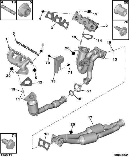 PSA 1731 J9 - Catalizator allinparts.ro