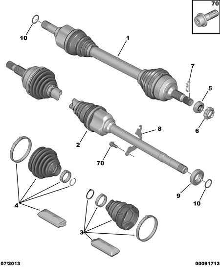 PSA 3272.TN - Set articulatie, planetara allinparts.ro