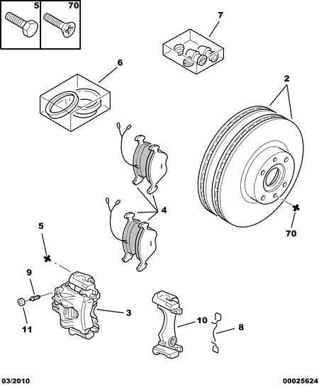 PSA 4427 84 - Set accesorii, placute frana allinparts.ro