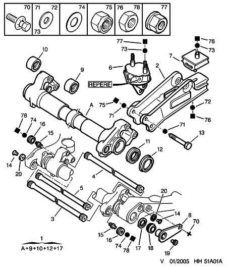 PSA 5131 69 - Suport,trapez allinparts.ro