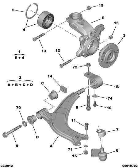 VAG 3520.H3 - Brat, suspensie roata allinparts.ro