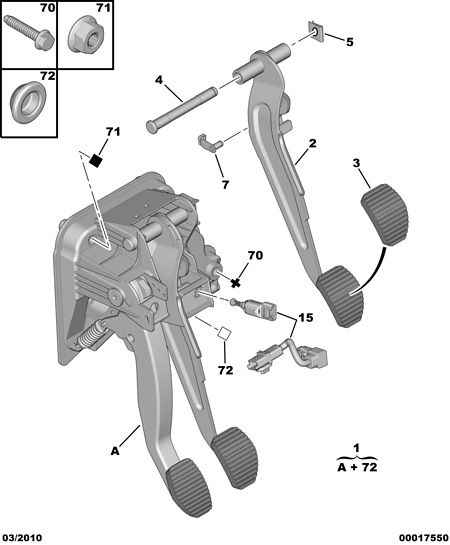 PSA 45-0038 - Pompa de apa,spalare parbriz allinparts.ro