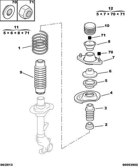 PSA 5254,18 - Chit protectie praf,amortizor allinparts.ro