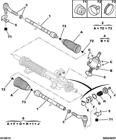 PSA 3812 C4 - Articulatie axiala, cap de bara allinparts.ro