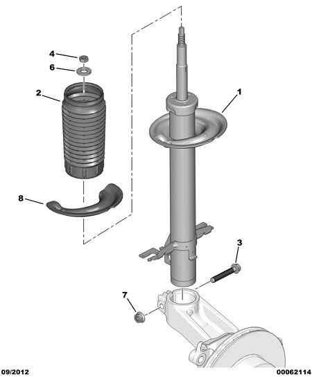 PSA 5202 XG - Amortizor allinparts.ro