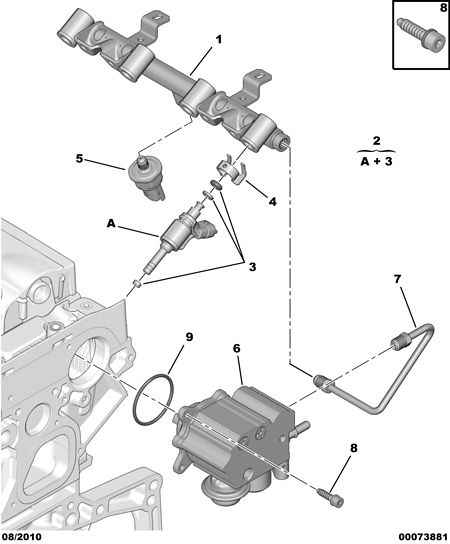 PSA 1981.74 - Chit reparatie, injectoare allinparts.ro