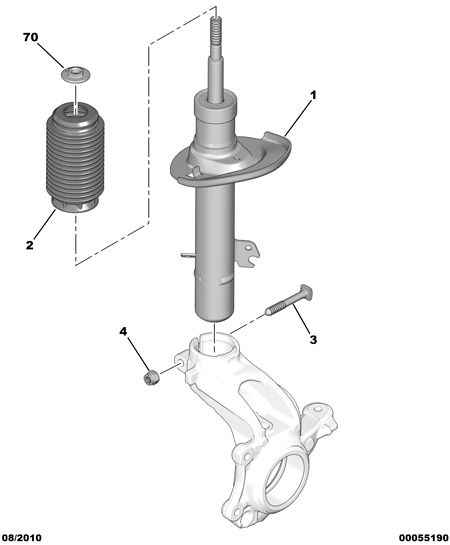 PSA 5208 93 - Amortizor allinparts.ro