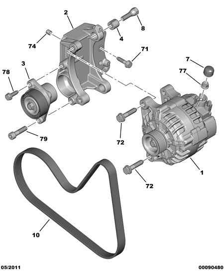 VAG 5705 AW - Generator / Alternator allinparts.ro