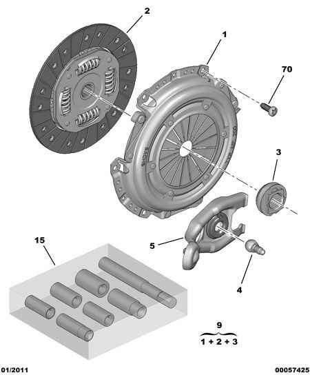 PSA 2055.EX - Disc ambreiaj allinparts.ro