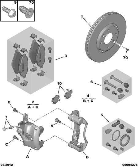 PSA 4401 N8 - Etrier frana allinparts.ro