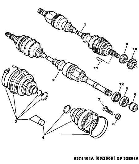 PSA 3287 79 - Burduf cauciuc, articulatie planetara allinparts.ro