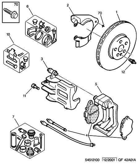 FCA 4251 51 - Senzor de avertizare,uzura placute de frana allinparts.ro