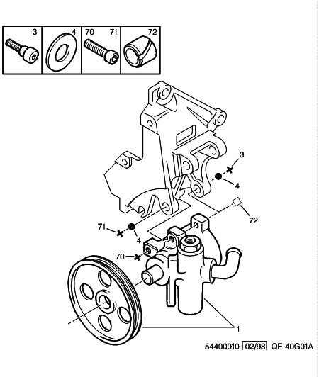 PSA 4007 L6 - Pompa hidraulica, sistem de directie allinparts.ro
