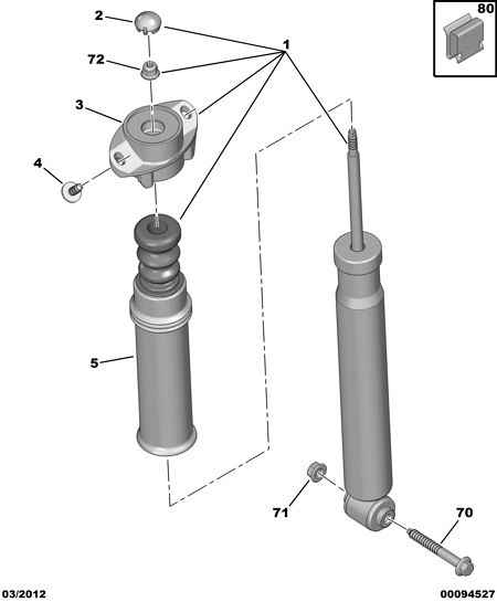 PSA 5206 W0 - Amortizor allinparts.ro