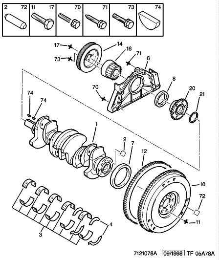 PSA 0513.74 - Roata dintata, ax distributie allinparts.ro