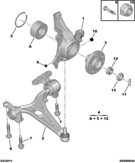 GM 3307 79 - Furtun frana allinparts.ro