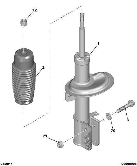 VAG 5202.FW - Amortizor allinparts.ro