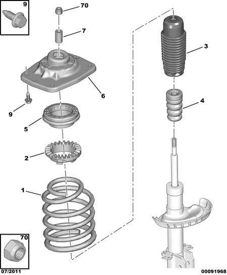 PSA 5038.F1 - Rulment sarcina suport arc allinparts.ro