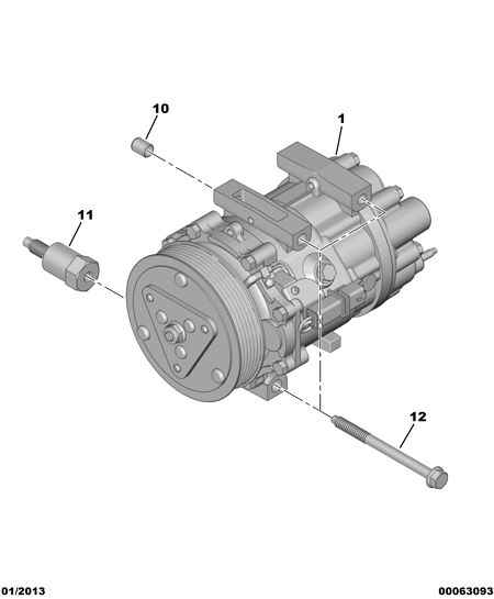 FCA 6487 44 - Compresor, climatizare allinparts.ro