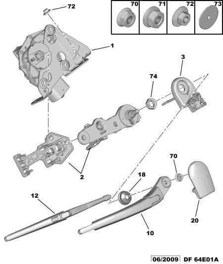 PSA 6426 XJ - Lamela stergator allinparts.ro