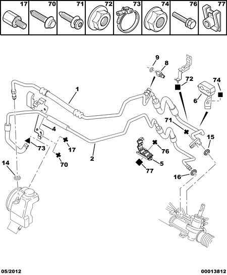 PSA 4006 30 - Garnit.etansare arbore, servopompa allinparts.ro