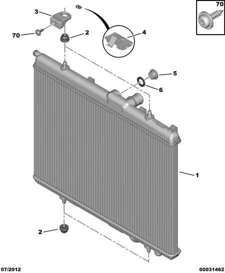 PSA 1333.09 - Radiator, racire motor allinparts.ro