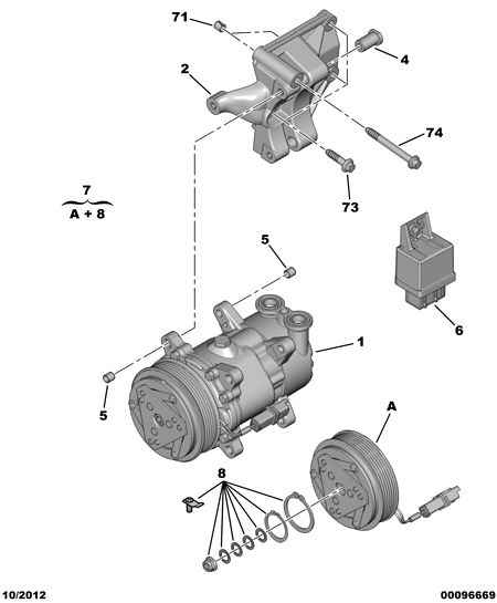 FCA 6453 QE - Compresor, climatizare allinparts.ro