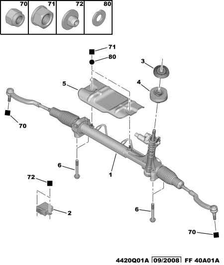 PSA 16 077 445 80 - Articulatie axiala, cap de bara allinparts.ro