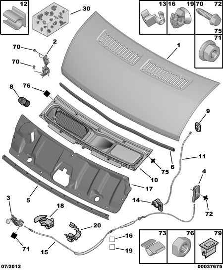 PSA 7938 33 - Bec incandescent, bec lumina zi allinparts.ro