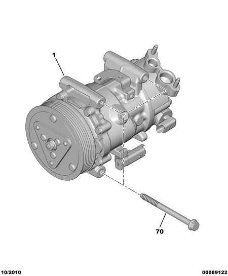 PSA 6487 08 - Compresor, climatizare allinparts.ro