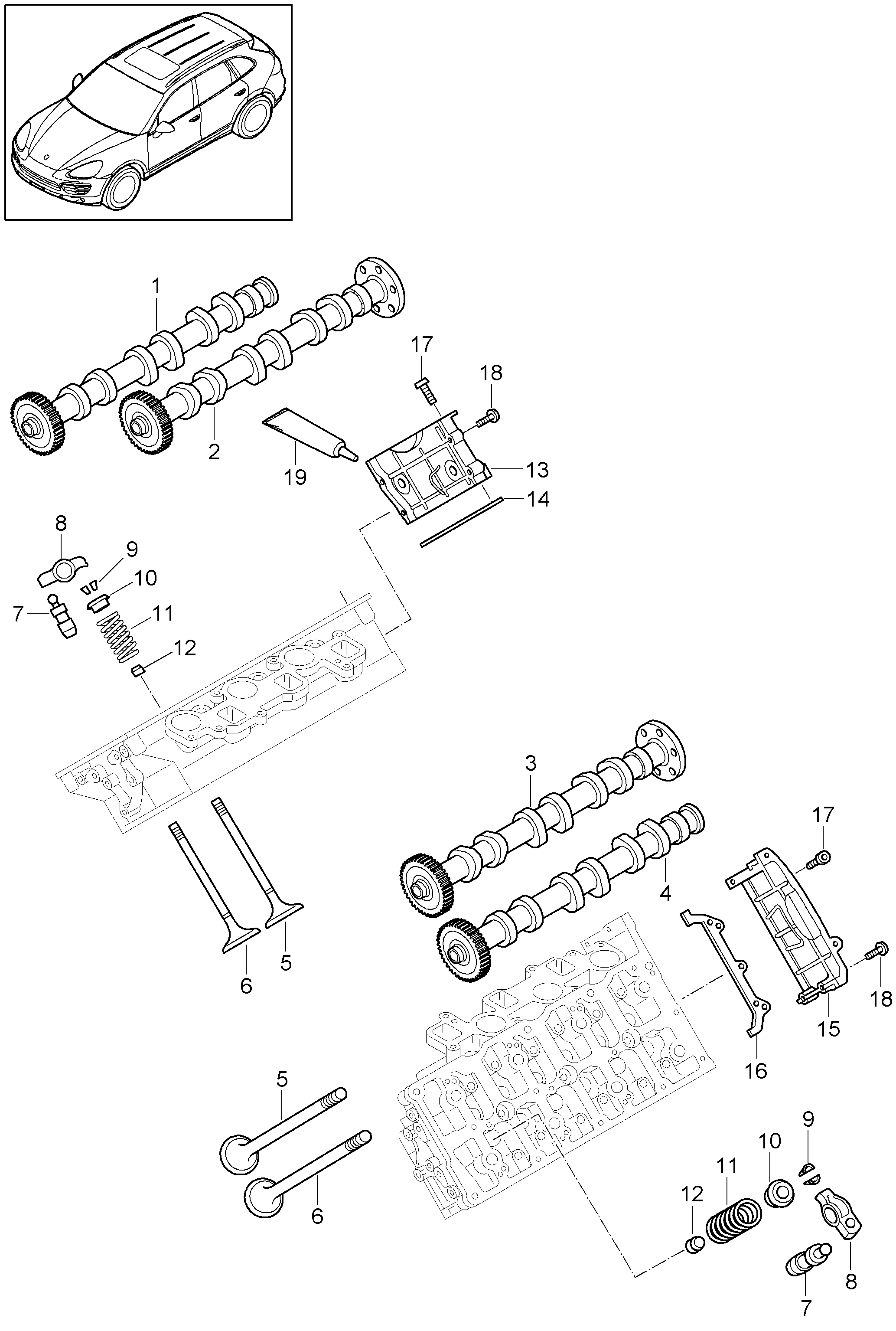 VAG 958 105 423 10 - Culbutor supapa allinparts.ro