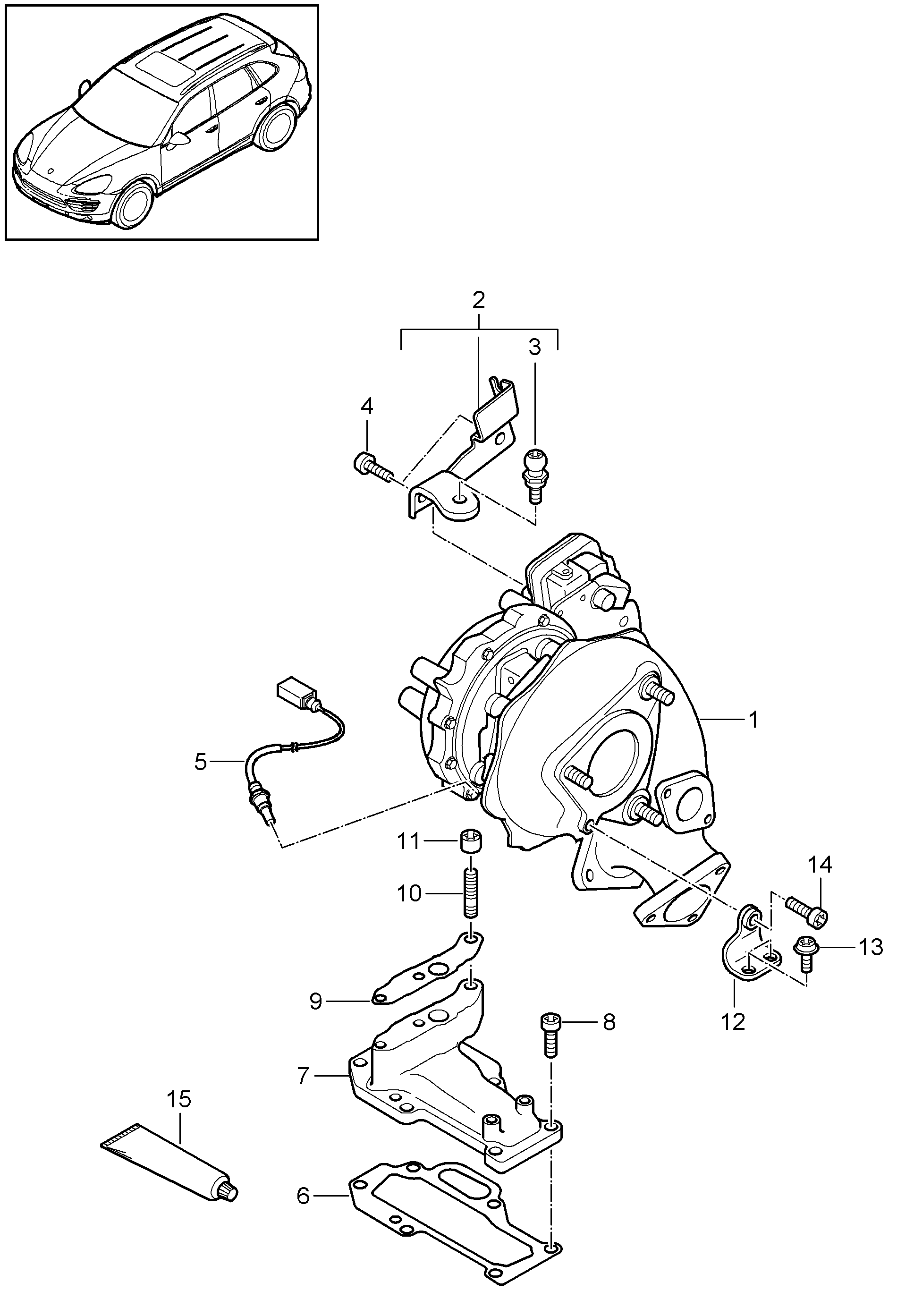 VAG 95812302500 - Compresor,sistem de supraalimentare allinparts.ro