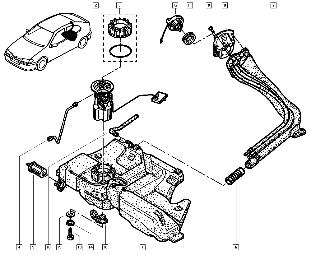 RENAULT 77 00 431 718 - Modul alimentare combustibil allinparts.ro