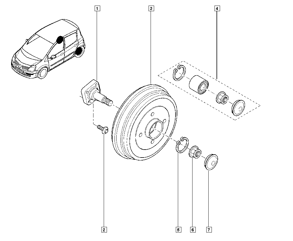 TOYOTA 7703066035 - Rulment roata allinparts.ro