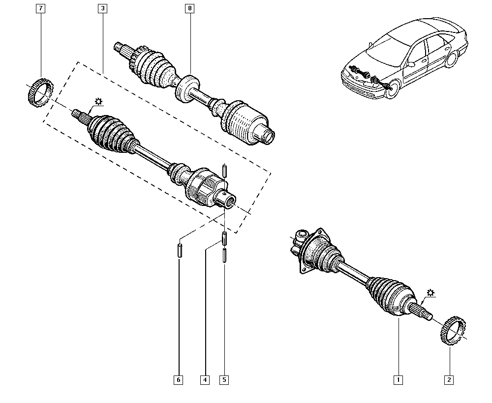 RENAULT 8200029444 - Planetara allinparts.ro