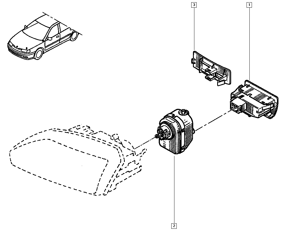 NISSAN 77004-20737 - Element de reglaj,faruri allinparts.ro