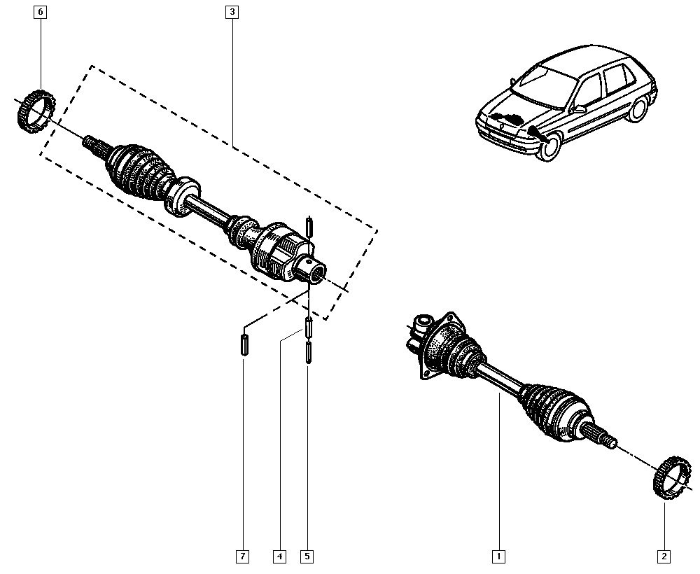 RENAULT 7701349915 - Planetara allinparts.ro