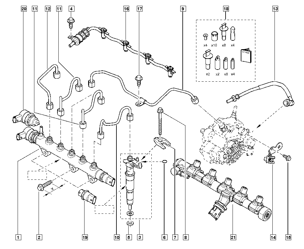 RENAULT 77 01 476 567 - RENAULT 77 01 476 567 - Portinjector allinparts.ro