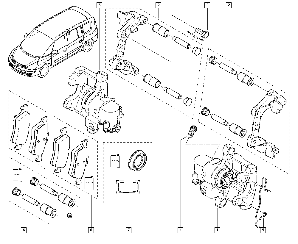 RENAULT 7701049108 - RENAULT 7701049108 - Etrier frana allinparts.ro