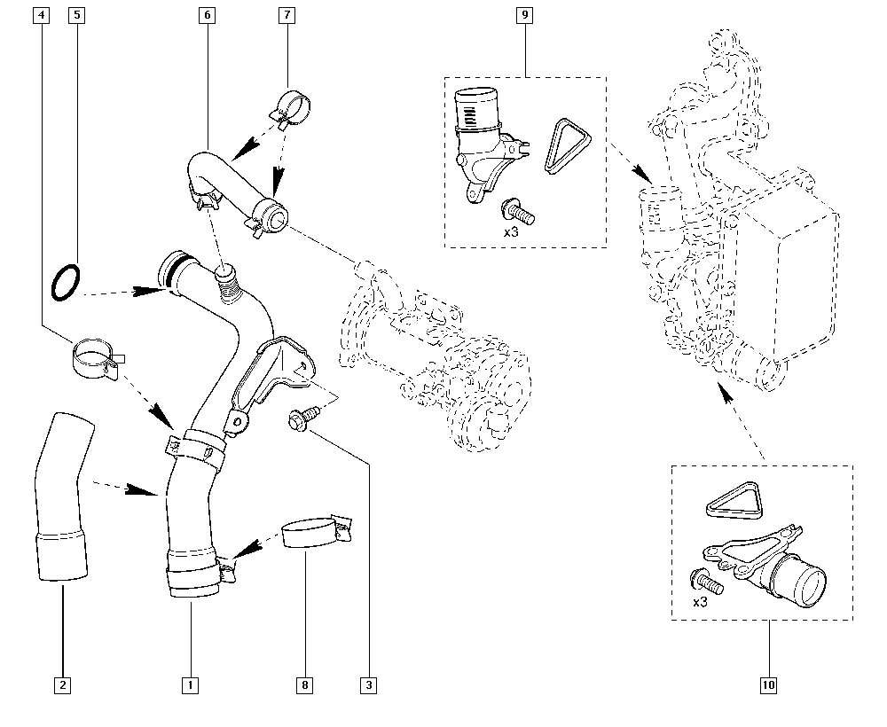 RENAULT 7701407064 - Set articulatie, planetara allinparts.ro