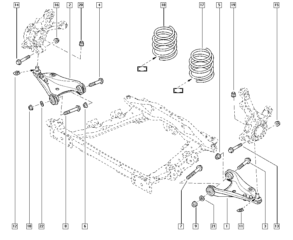 RENAULT 82 00 942 396 - Brat, suspensie roata allinparts.ro