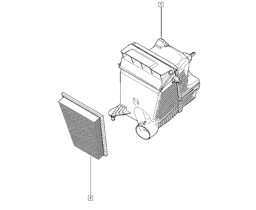 RENAULT 8200788196 - RENAULT 8200788196 - Filtru aer allinparts.ro