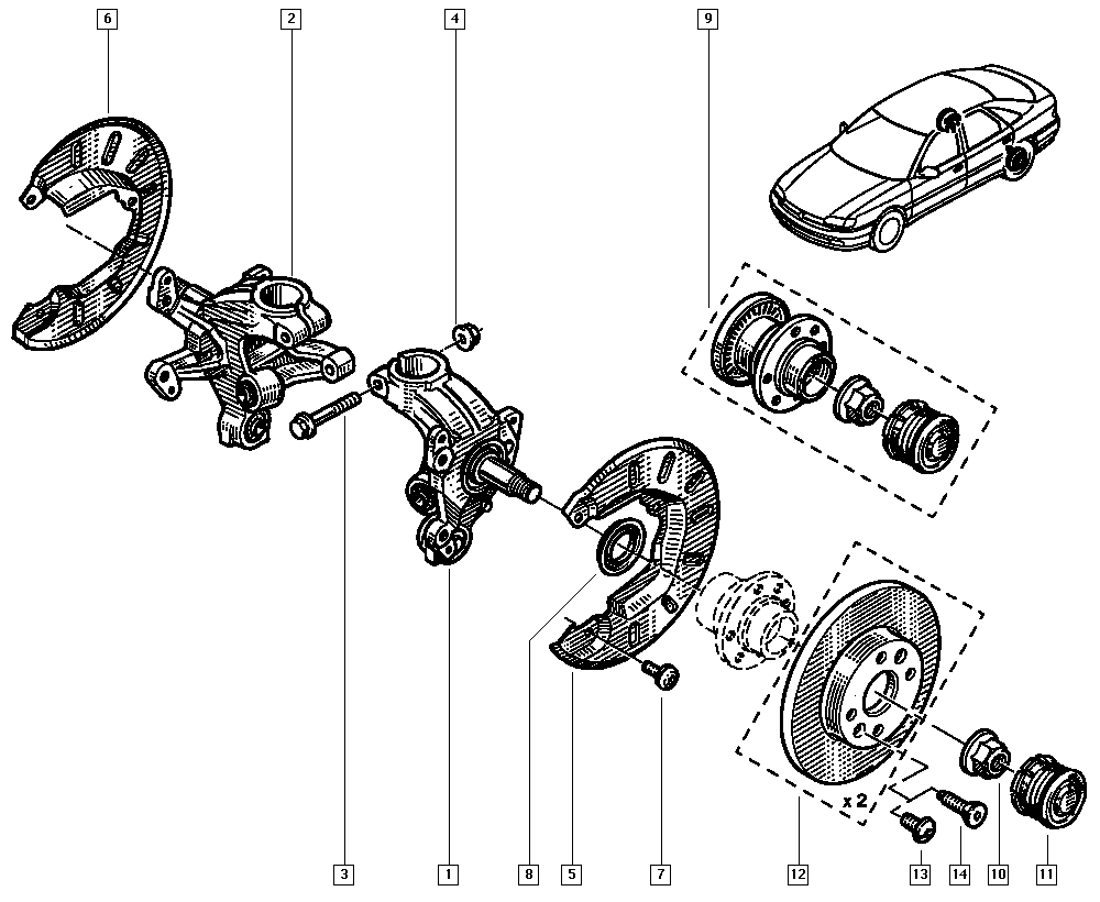 RENAULT 77.01.205.845 - Disc frana allinparts.ro