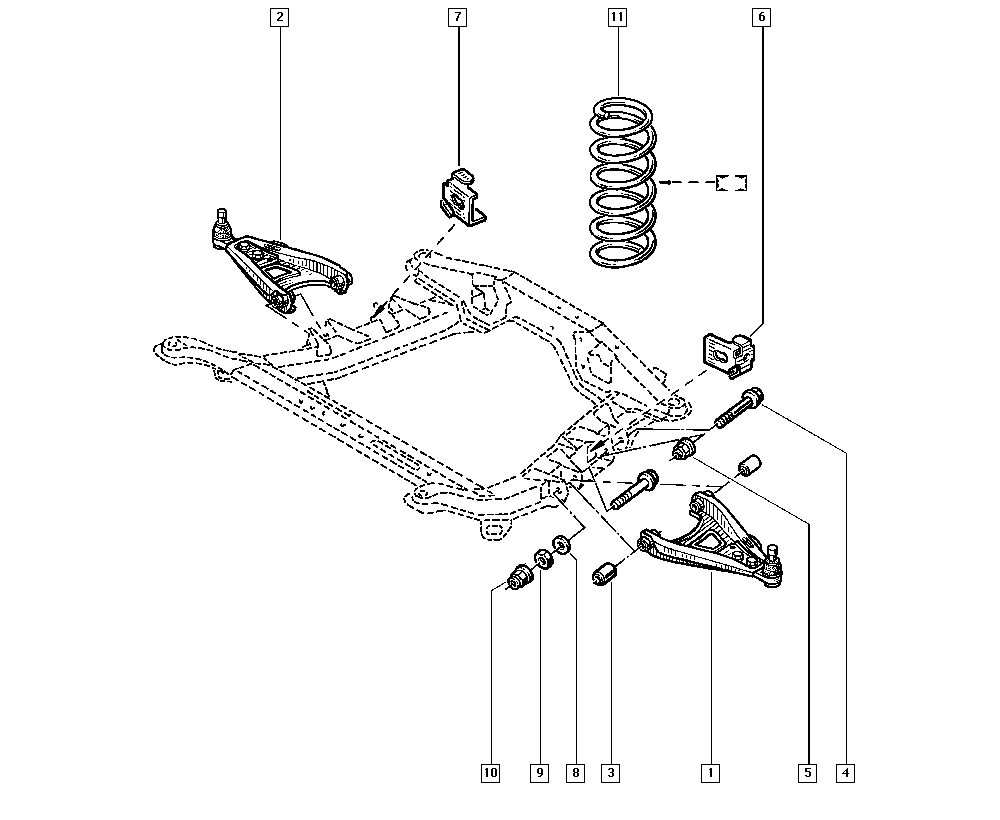 RENAULT TRUCKS 8200737134 - Brat, suspensie roata allinparts.ro